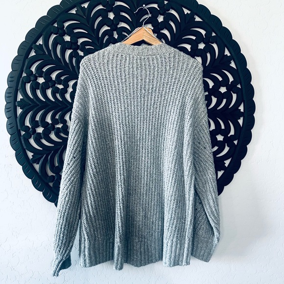 American Eagle Cable Knit Cardigan Sweater - Picture 5 of 8